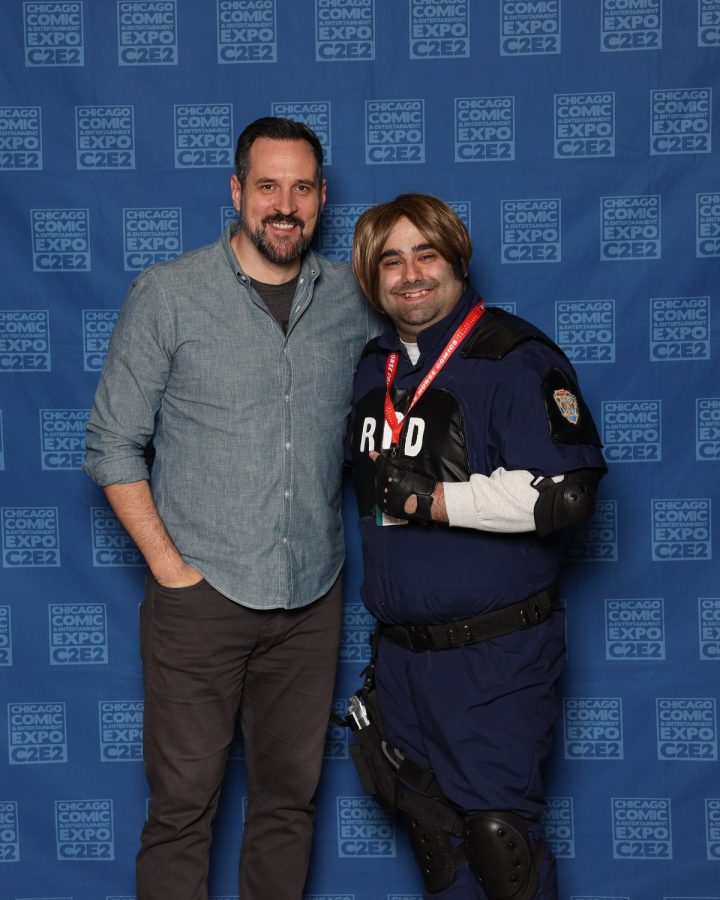 Professional photo of RJ and Travis Willingham taken at C2E2 2020.