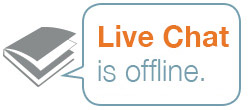 Live Chat With a Librarian logo, displayed on GSU's library page. Click it when it's online to access chat services.