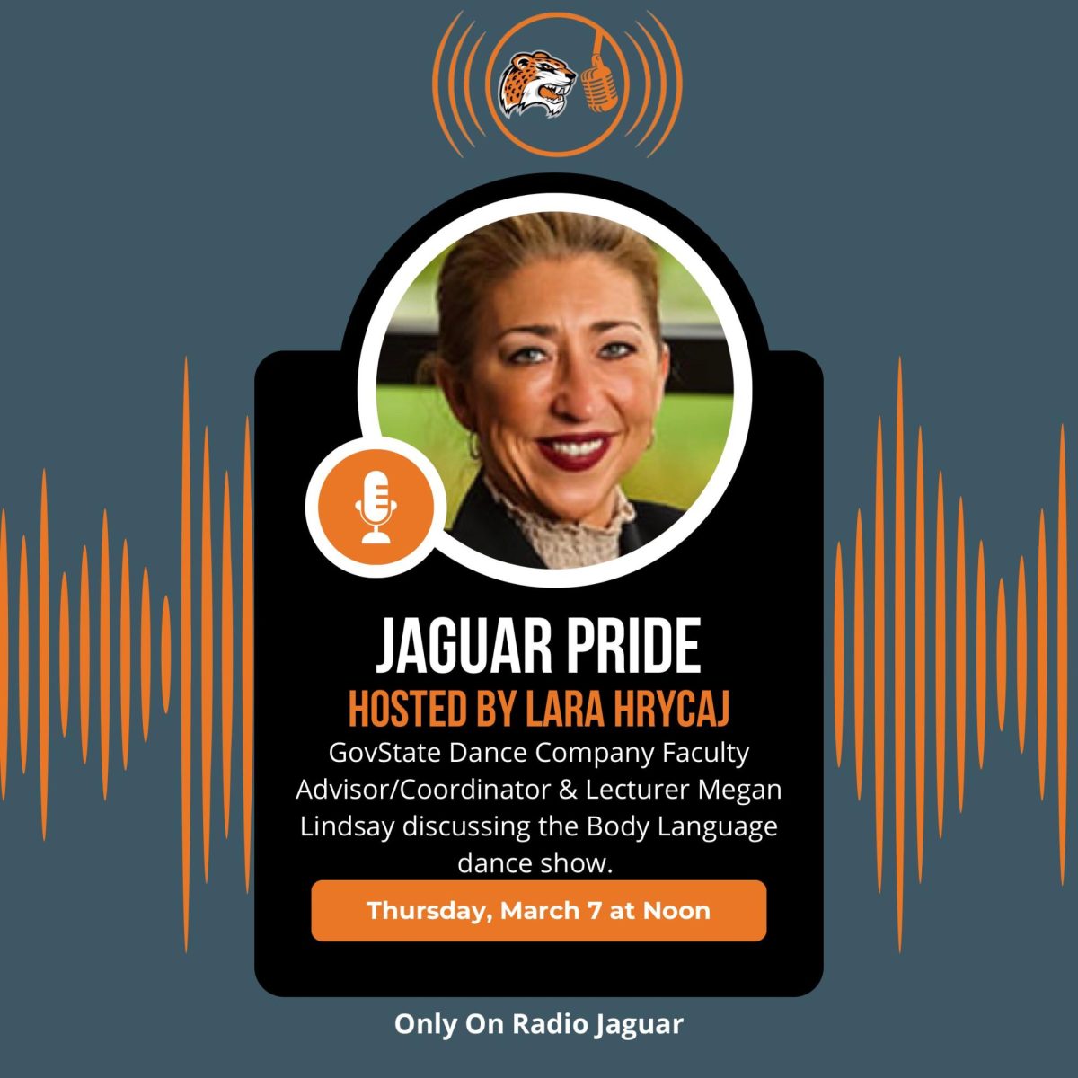 Jaguar Pride March 7 episode guest Megan Lindsay