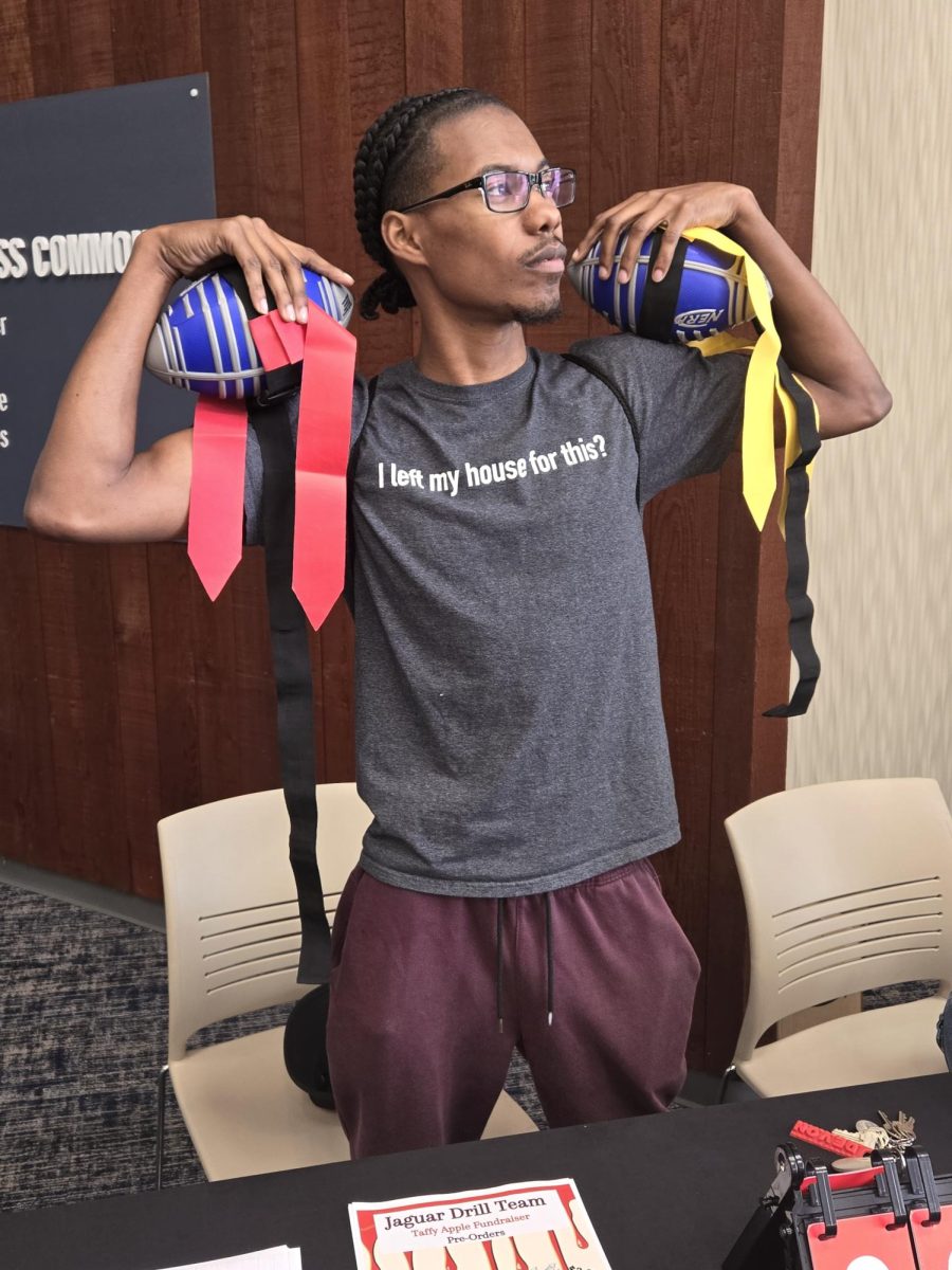 Da'Vante Turner advertising for the Flag football Frenzy