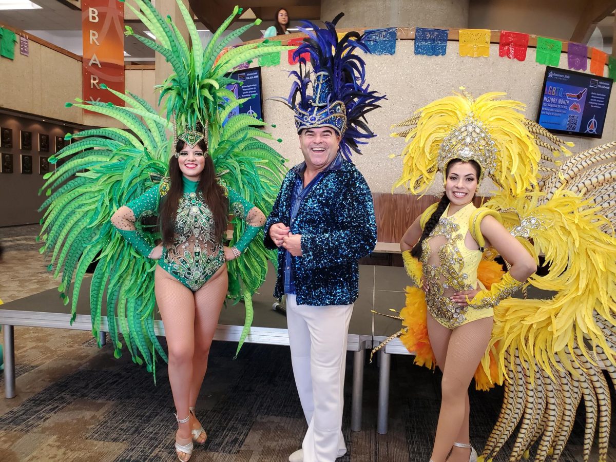 Samba dancers performed in the Hall of Governors on Oct 3, 2024.