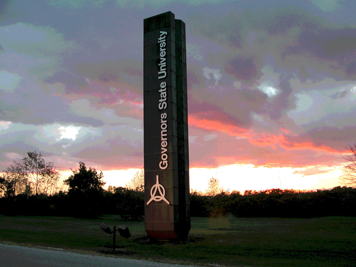 Governors State University at sunrise