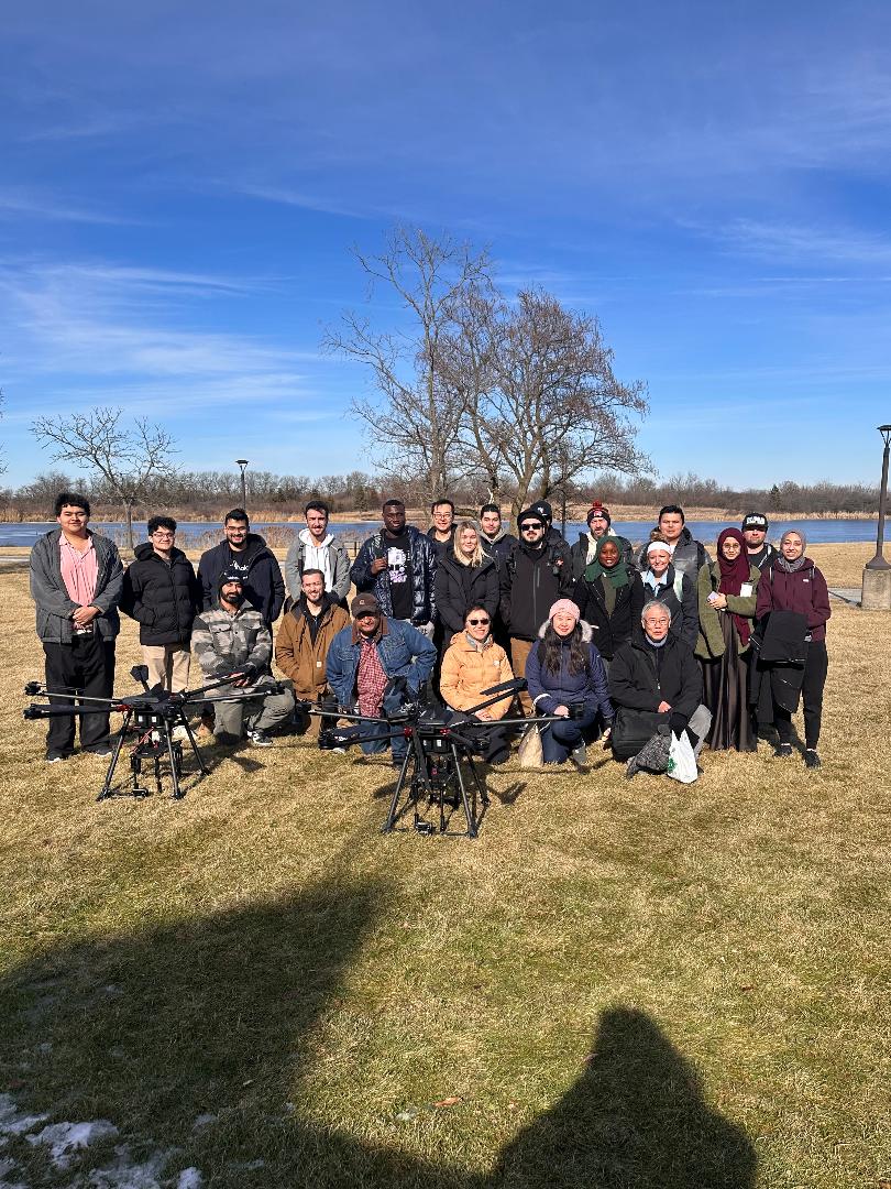 Drones, AI, and Innovation: GSU students prepare for live demonstration in April