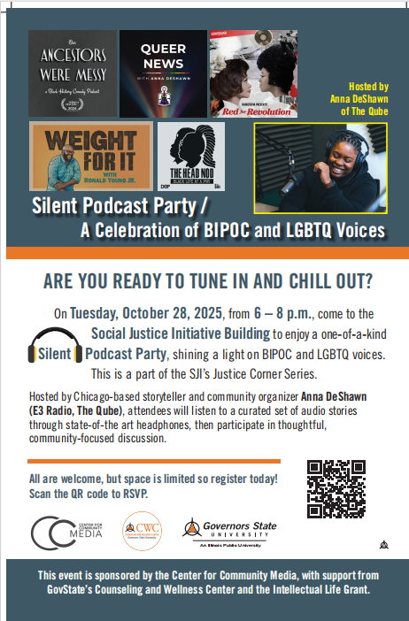 Silent Podcast Party to celebrate BIPOC & LGBTQ voices at GovState