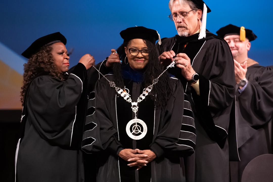 Honoring a new chapter, Joyce C. Ester, Ph.D., was formally celebrated with an investiture cerem