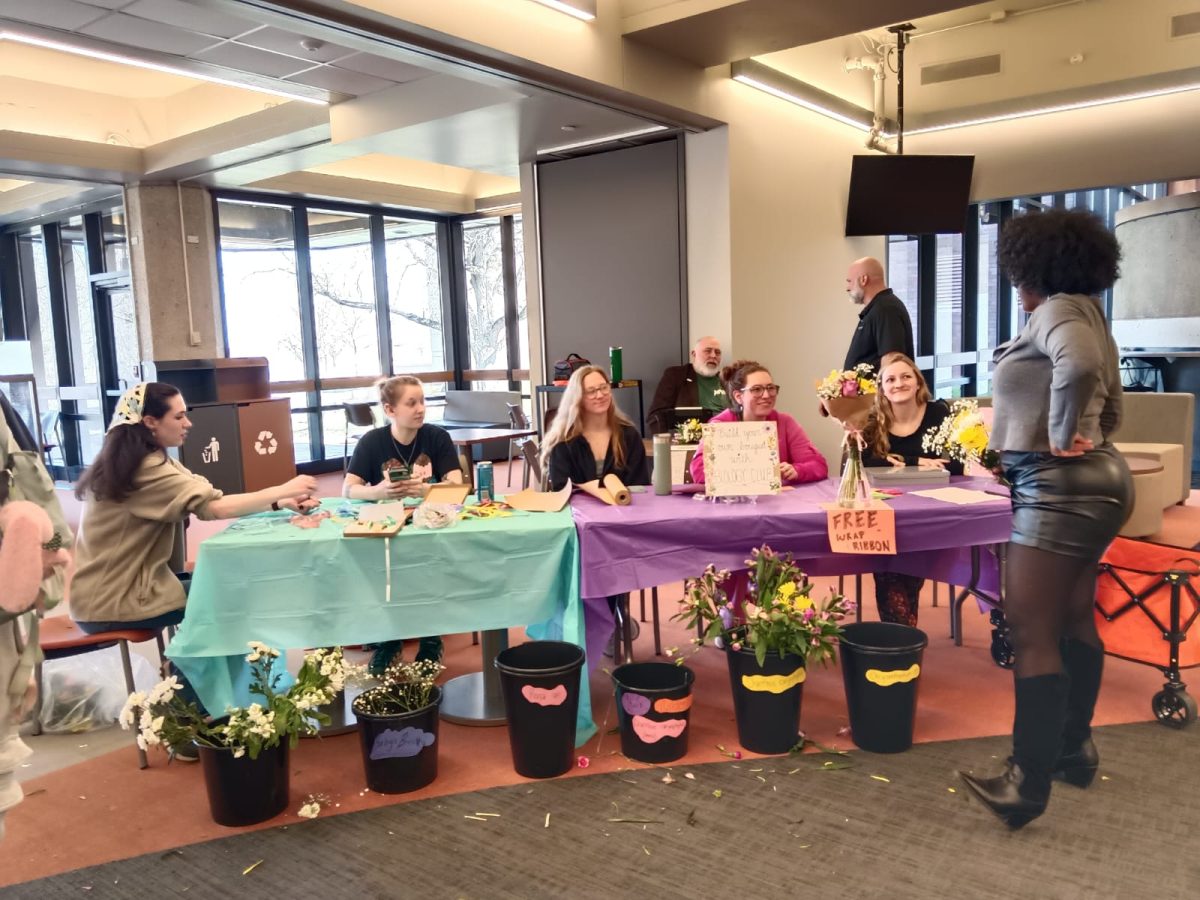 Biology Club members and participants come together for an afternoon of floral design, turning fresh blooms into beautiful, handmade bouquets.