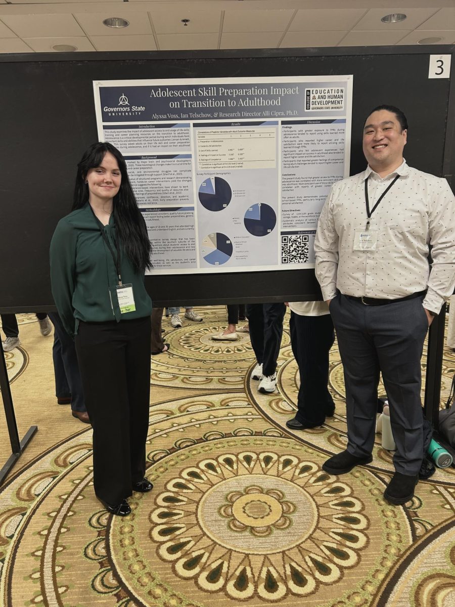 Alyssa Voss (left) and Ian Telschow