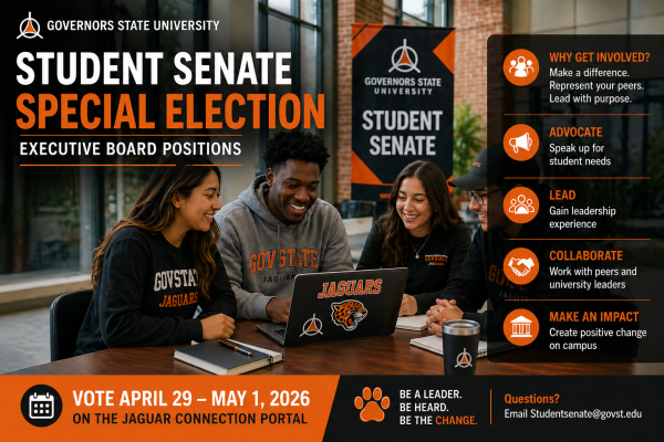 Navigation to Story: Kendall Dow elected Student Senate president  in special election