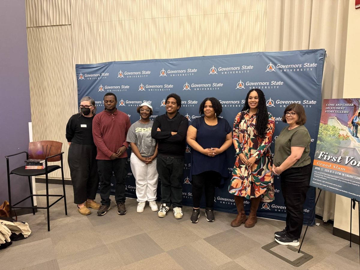 Julie Keck (from left), Yusuf Olugbile-Muhammad, Jamesina Collier, Jamille Younger, Camille Younger, Corina Alexander, and Kerri Morris.