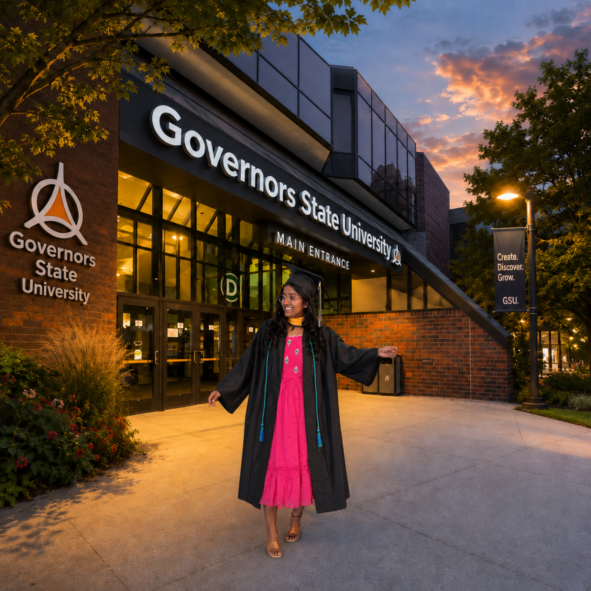 Governors State University graduates prepare to celebrate the Class of 2026 during commencement ceremonies on May 16 at the Tinley Park Convention Center